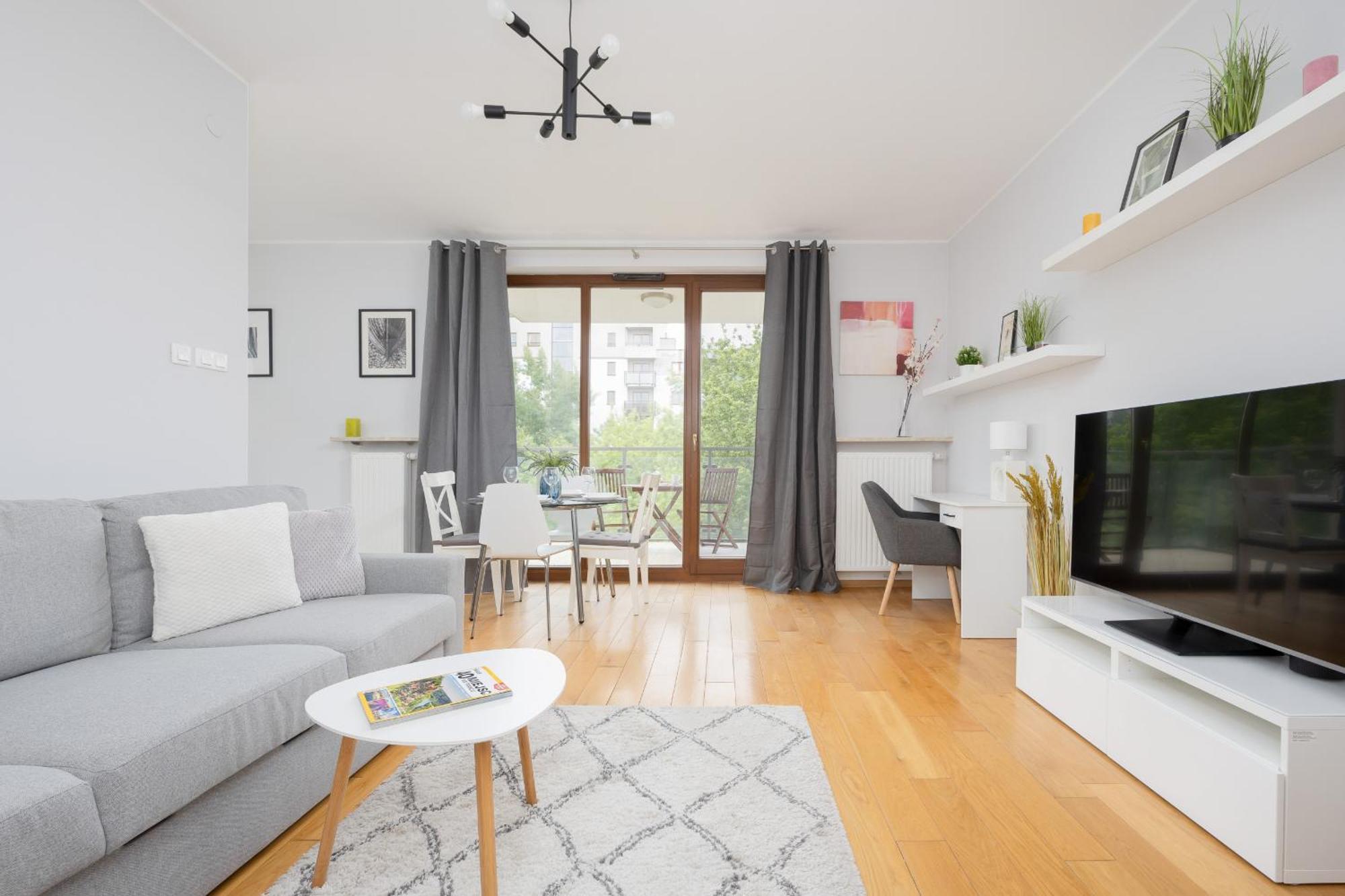 City Apartment With Parking Near Metro Mlociny By Noclegi Renters Варшава Экстерьер фото